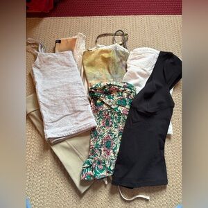 Lot of 7 tanks/going out tops free people, Abercrombie, Edikted, HM, P polly